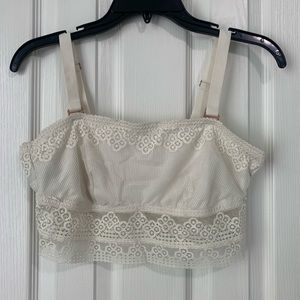 Aerie Lace Cropped Tank Top